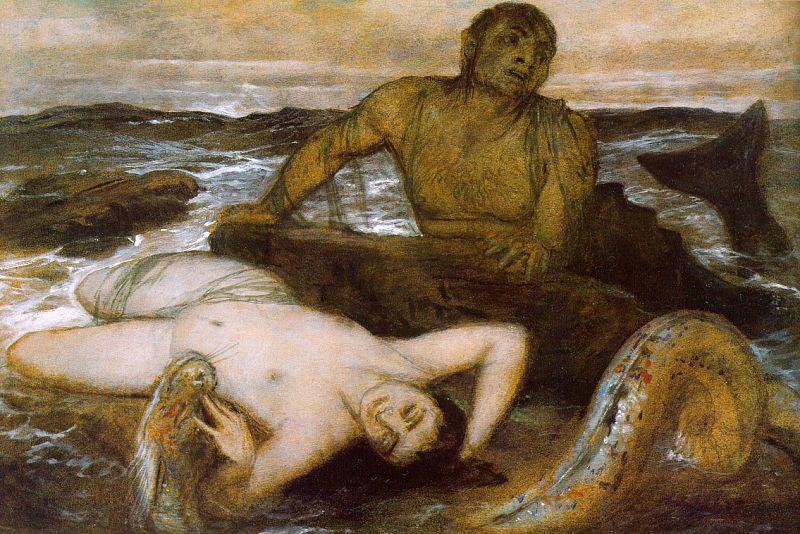 Arnold Bocklin Triton and Nereid